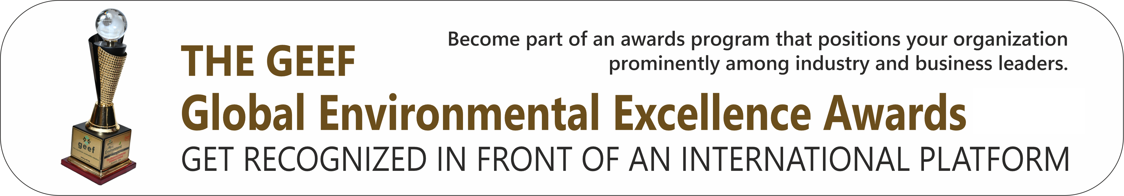 Environmental Excellence Awards banner